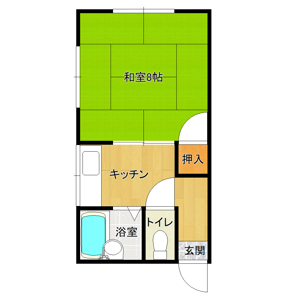 コーポぶーけ 201号